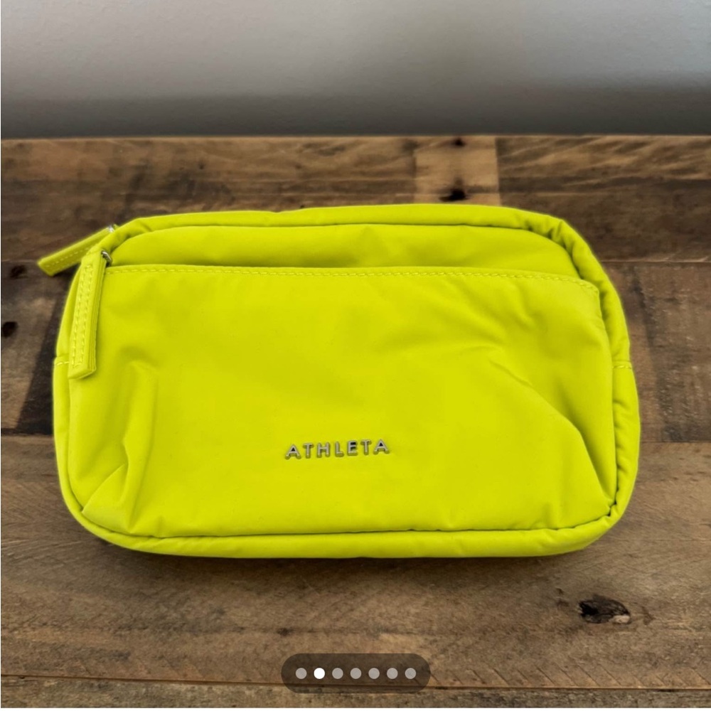 Athleta Neon Yellow Crossbody Bag
